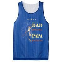 Lion Being A Dad Is An Honor Being A Papa Is Priceless Funny Gift Mesh Reversible Basketball Jersey Tank