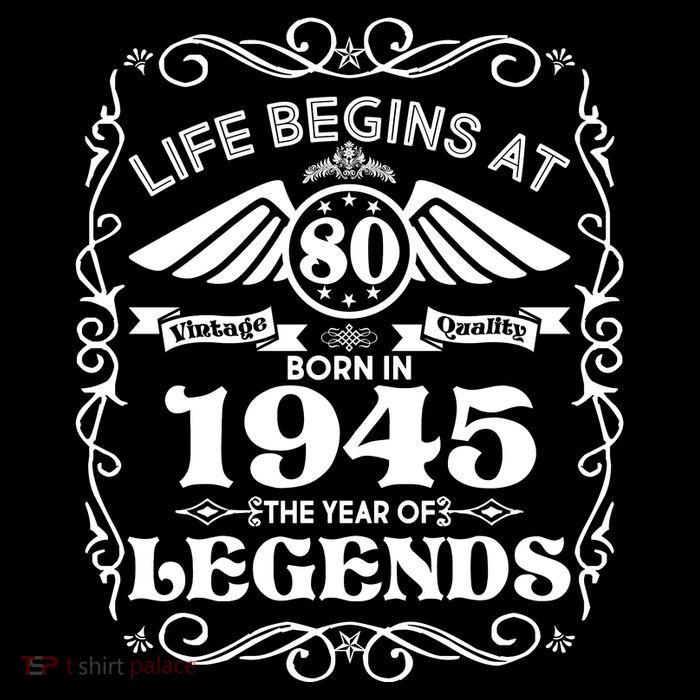 Life Begins At 80 Born In 1945 Year Of Legends Sustainable Bucket Hat