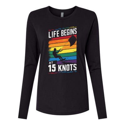 Life Begins At 15 Knots Womens Cotton Relaxed Long Sleeve T-Shirt