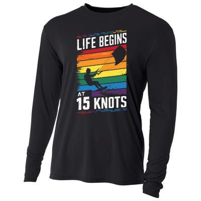 Life Begins At 15 Knots Cooling Performance Long Sleeve Crew