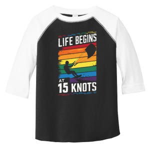 Life Begins At 15 Knots Toddler Fine Jersey T-Shirt