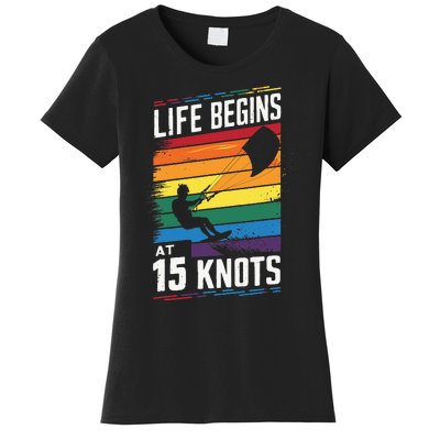 Life Begins At 15 Knots Women's T-Shirt