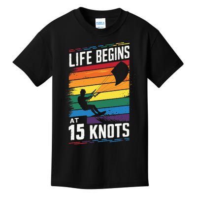 Life Begins At 15 Knots Kids T-Shirt