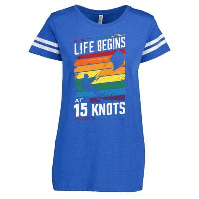 Life Begins At 15 Knots Enza Ladies Jersey Football T-Shirt