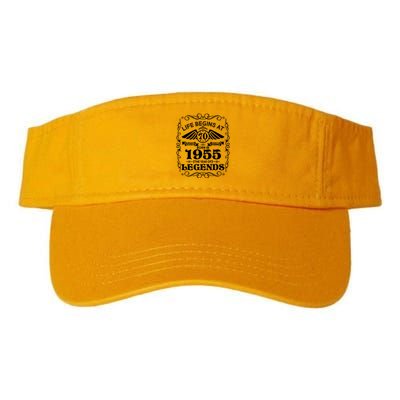 Life Begins At 70 Born In 1955 Year Of Legends Visor