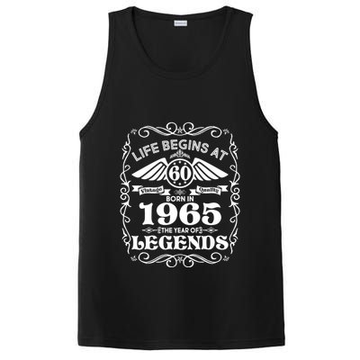 Life Begins At 60 Born In 1965 Year Of Legends PosiCharge Competitor Tank