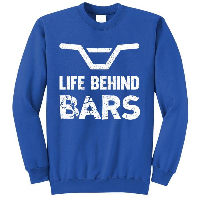 Life Behind Bars Distressed Bmx Gift Sweatshirt