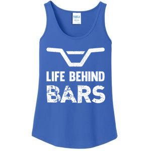 Life Behind Bars Distressed Bmx Gift Ladies Essential Tank