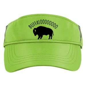 Lucky Buffalo Buffalooo Bison Nature Wildlife Design Adult Drive Performance Visor