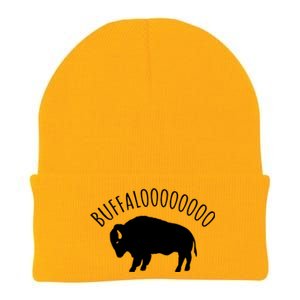 Lucky Buffalo Buffalooo Bison Nature Wildlife Design Knit Cap Winter Beanie