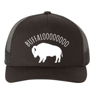 Lucky Buffalo Buffalooo Bison Nature Wildlife Design Yupoong Adult 5-Panel Trucker Hat