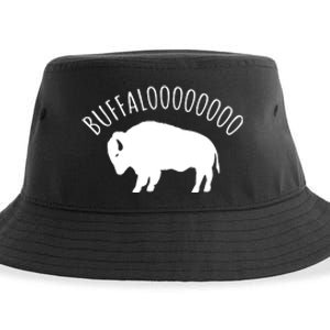 Lucky Buffalo Buffalooo Bison Nature Wildlife Design Sustainable Bucket Hat