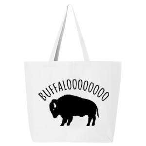 Lucky Buffalo Buffalooo Bison Nature Wildlife Design 25L Jumbo Tote