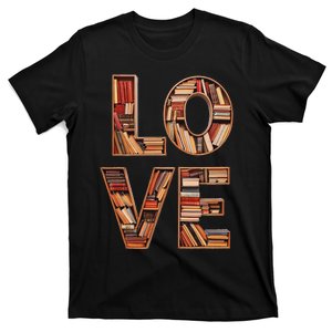 Love Books Book Readers Merch For Avid Bookworms T-Shirt