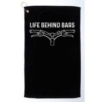 Life Behind Bars Bicycle Cycling Cyclist Golf Towel