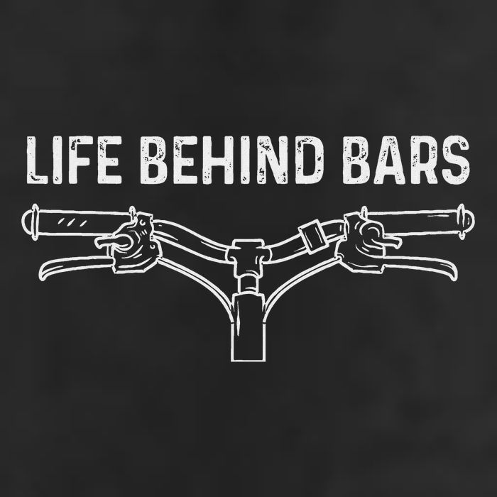 Life Behind Bars Bicycle Cycling Cyclist Golf Towel