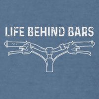 Life Behind Bars Bicycle Cycling Cyclist Garment-Dyed Sweatshirt