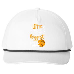 Little Brother Biggest Fan Basketball, Basketball Boy Snapback Five-Panel Rope Hat