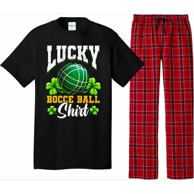 Lucky Bocce Ball Gift Italian Game Bocce Cool Gift Pajama Set