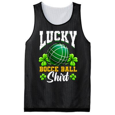 Lucky Bocce Ball Gift Italian Game Bocce Cool Gift Mesh Reversible Basketball Jersey Tank