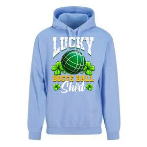 Lucky Bocce Ball Gift Italian Game Bocce Cool Gift Unisex Surf Hoodie