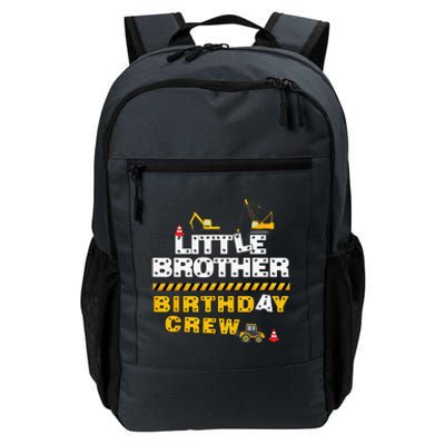 Little Brother Birthday Crew Construction Family Birthday Daily Commute Backpack