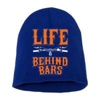 Life Behind Bars Funny Cycling Bicycle Sports Cool Gift Short Acrylic Beanie