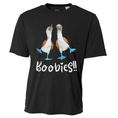 Love Bluefooted Boobies Bird Nerd For Birdwatching Cooling Performance Crew T-Shirt