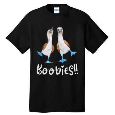 Love Bluefooted Boobies Bird Nerd For Birdwatching Tall T-Shirt