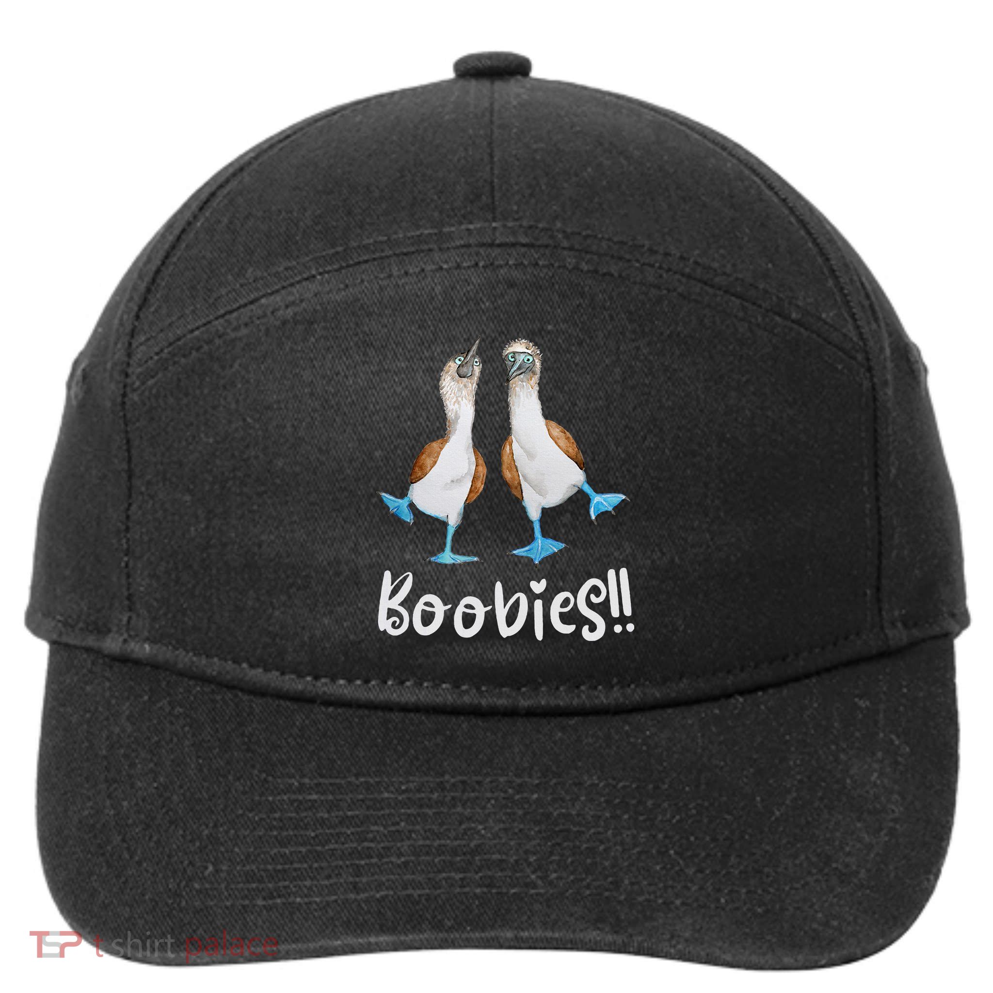 Love Bluefooted Boobies Bird Nerd For Birdwatching 7-Panel Snapback Hat