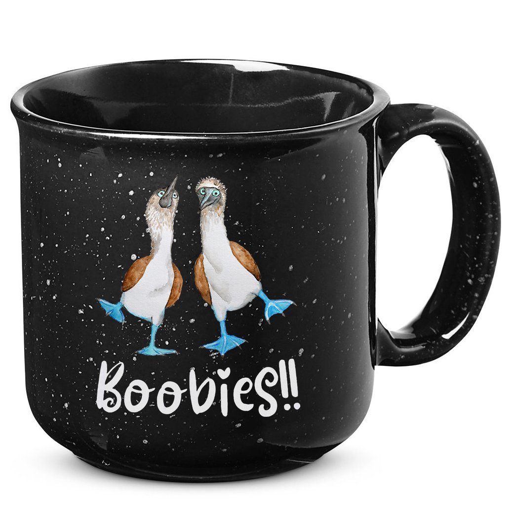 Love Bluefooted Boobies Bird Nerd For Birdwatching 15oz Campfire Ceramic Mug