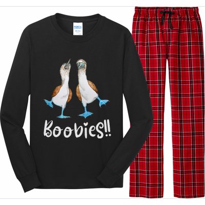 Love Bluefooted Boobies Bird Nerd For Birdwatching Long Sleeve Pajama Set