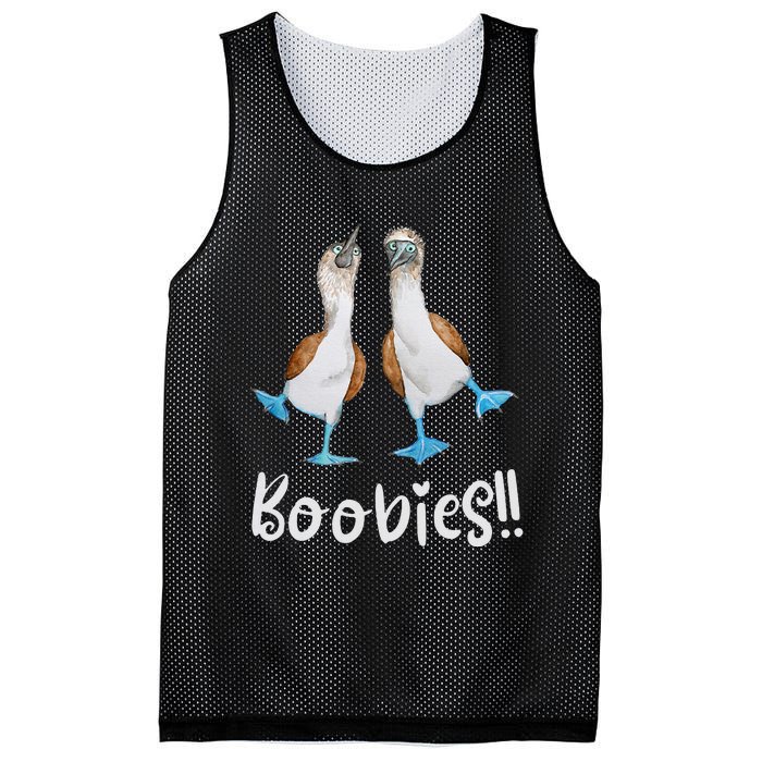 Love Bluefooted Boobies Bird Nerd For Birdwatching Mesh Reversible Basketball Jersey Tank