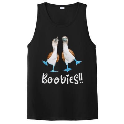 Love Bluefooted Boobies Bird Nerd For Birdwatching PosiCharge Competitor Tank