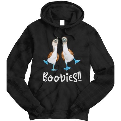 Love Bluefooted Boobies Bird Nerd For Birdwatching Tie Dye Hoodie