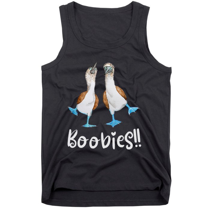 Love Bluefooted Boobies Bird Nerd For Birdwatching Tank Top