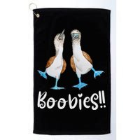 Love Bluefooted Boobies Bird Nerd For Birdwatching Golf Towel