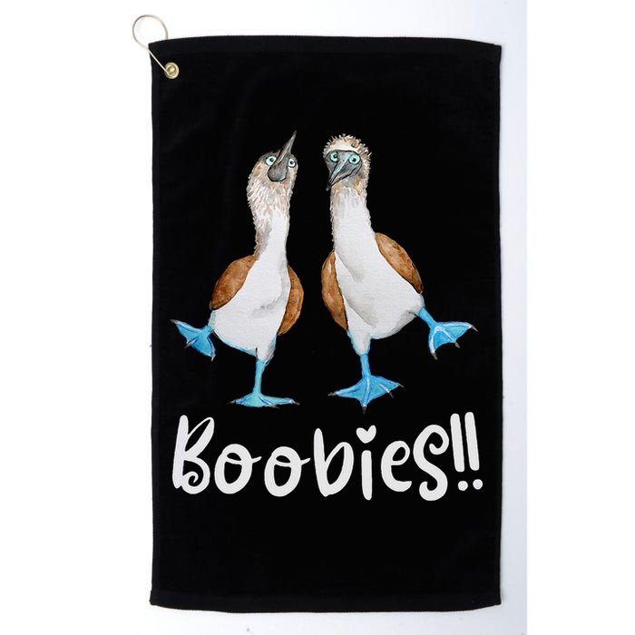 Love Bluefooted Boobies Bird Nerd For Birdwatching Golf Towel