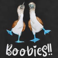 Love Bluefooted Boobies Bird Nerd For Birdwatching Golf Towel