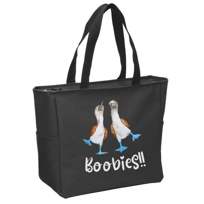 Love Bluefooted Boobies Bird Nerd For Birdwatching Zip Tote Bag
