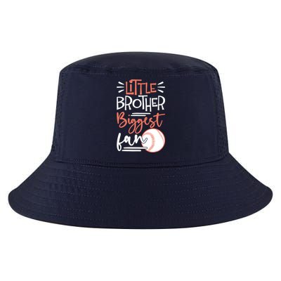Little Brother Biggest Fan Baseball Season Cool Comfort Performance Bucket Hat
