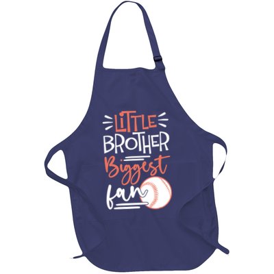 Little Brother Biggest Fan Baseball Season Apron
