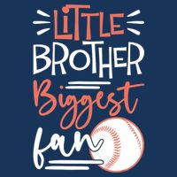 Little Brother Biggest Fan Baseball Season 16 in Basic Backpack
