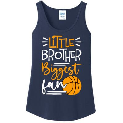 Little Brother Biggest Fan Basketball, Basketball Ladies Essential Tank