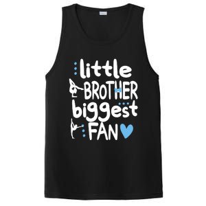 Little Brother Biggest Fan Gymnastics Brother Of A Gymnast PosiCharge Competitor Tank