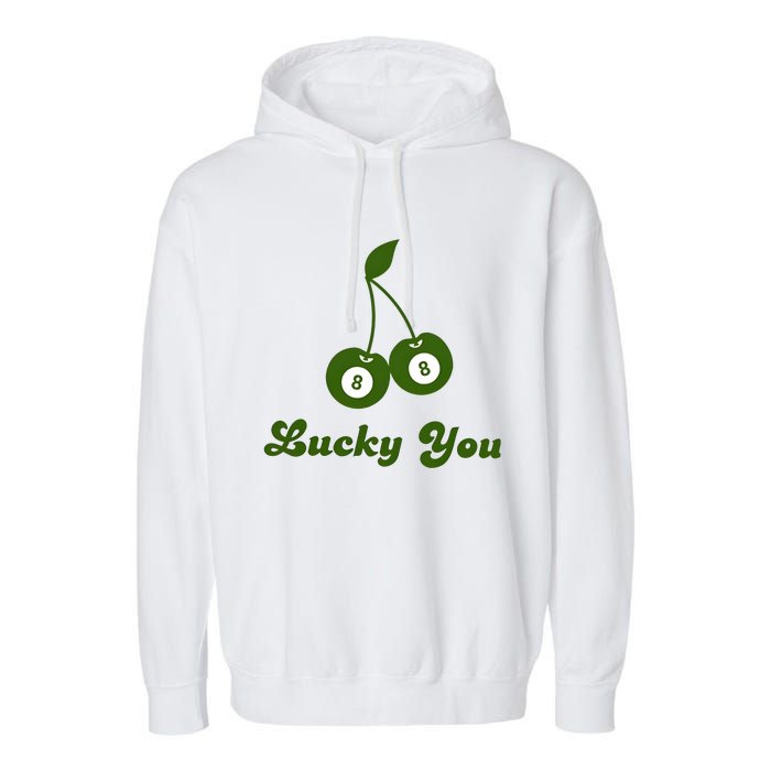 Lucky Baby Ball 8 Ball Cherry Garment-Dyed Fleece Hoodie