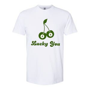 Lucky Baby Ball 8 Ball Cherry Softstyle CVC T-Shirt