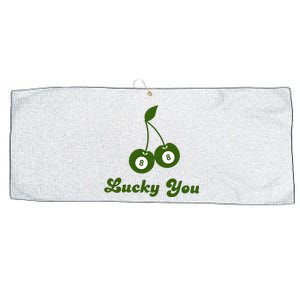 Lucky Baby Ball 8 Ball Cherry Large Microfiber Waffle Golf Towel