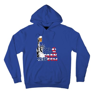 Liberties Bbq Beer Freedom 4th Of July Ing Beer Lovers Gift Hoodie