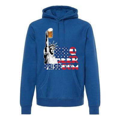 Liberties Bbq Beer Freedom 4th Of July Ing Beer Lovers Gift Premium Hoodie